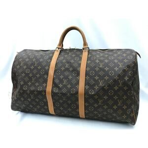 Louis Vuitton Keepall 60 Duffle Brown Canvas Monogram MI0920
